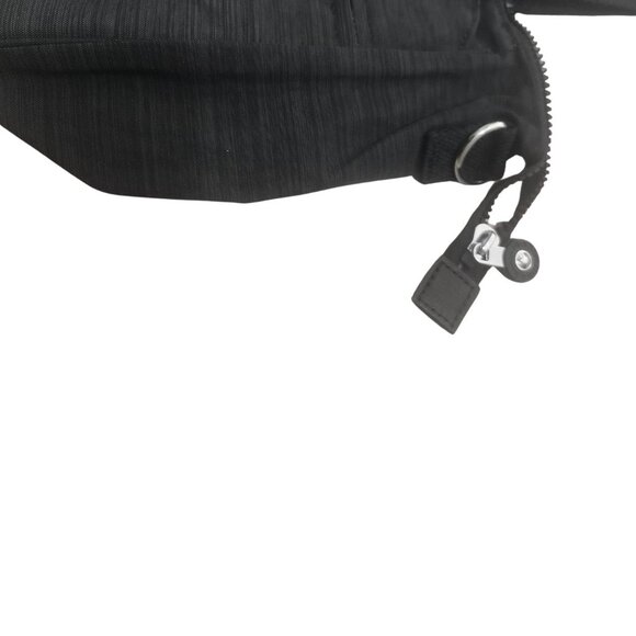 brand new vintage Kipling REVIR tote multi-use crossbody bag linen black - Picture 7 of 13